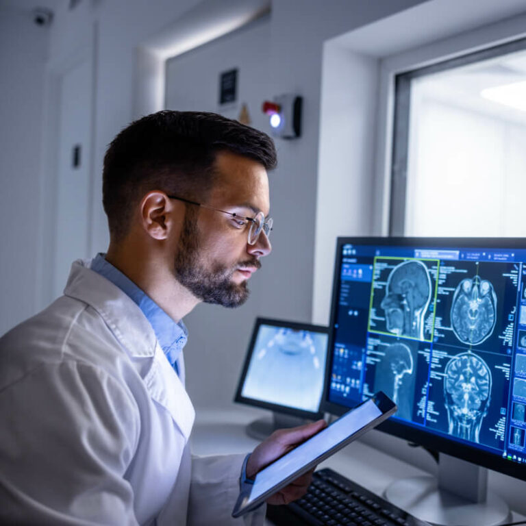 Teleneurology services for hospitals and healthcare systems. Telehealth staffing agency.