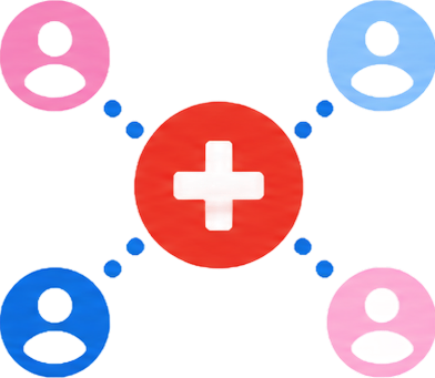 Network of connected providers representing access to multiple specialties.